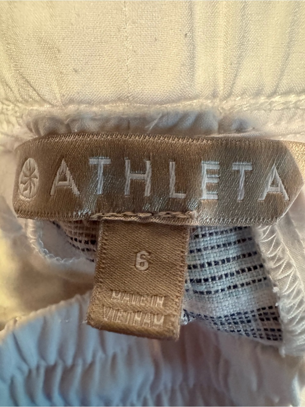 Athleta Cabo Beachside Linen Shorts Size 6 LIKE NEW - Picture 5 of 6